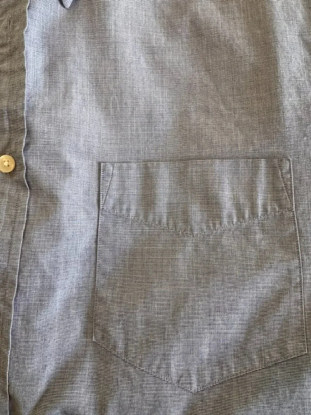 J.Crew Men's Large Tall Dress Shirt | Blue | 100% Cotton | 2-Ply